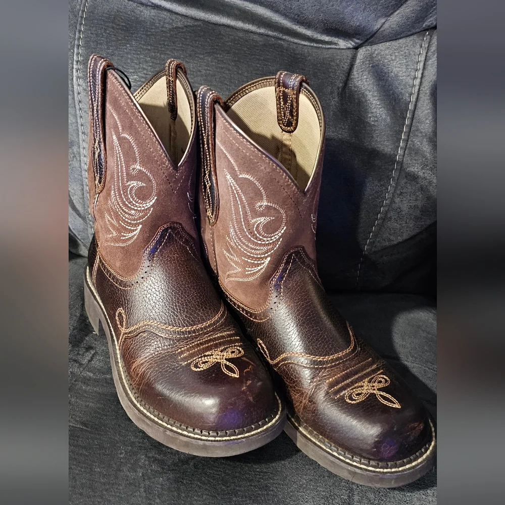 Ariat Womens Dark Brown Western Boots - Picture 2 of 6